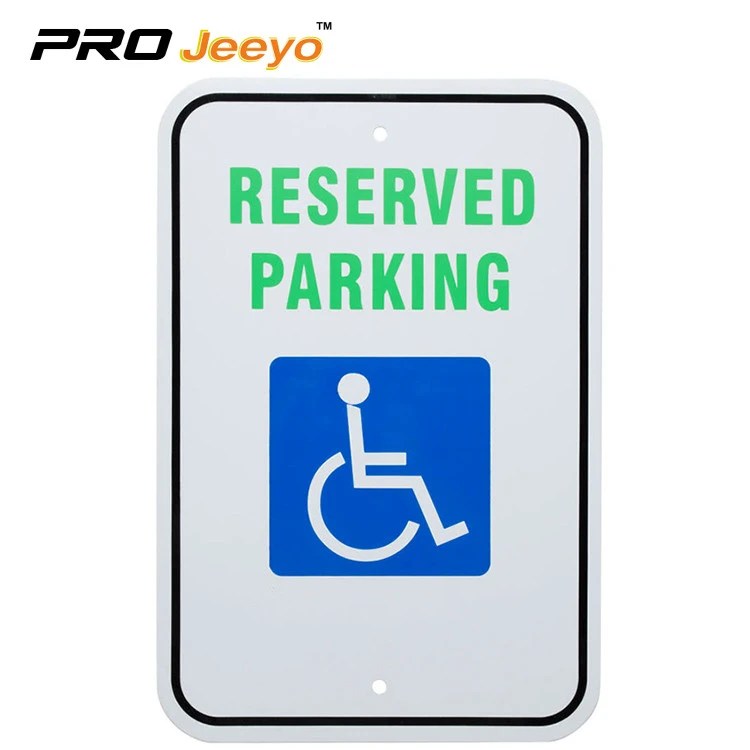 handicap parking  reflective aluminum traffic sign manufacturer