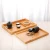 Import Handles Design Four Styles Bamboo Wood Serving Tray Set from China