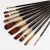 Import HAOFENG 5Pcs Hot Sale Artist Paint brushes Set For Oil Acrylic Watercolor Gouache Painting Brush Round/Flat/Oblique/Filbert from China