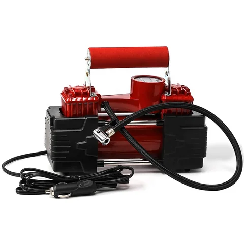 Buy Heavy Duty Car Truck Tire Inflator Pump With Led Light Double ...