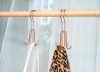 Heavy duty rose gold cloths Metal hanger for shoes