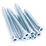 Hex socket fitting wood plain surface nonstandard furniture confirmat screw