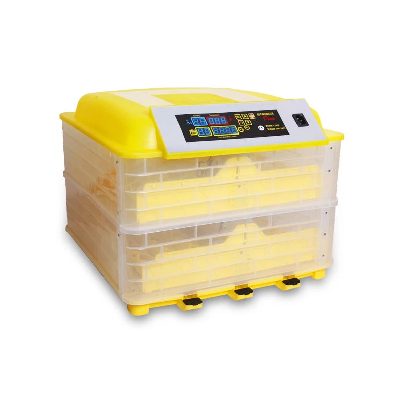 HHD Full automatic incubators for hatching chicken quail eggs dual power with DC&AC