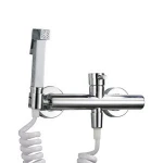 HIDEEP toilet spray gun set brass triangle valve hot and cold wash clean body bidet