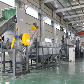High efficiency PE PP waste plastic recycling machinery