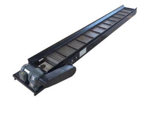 High efficiency variable speed scrap chips belt conveyor