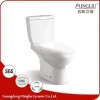 High-end hotel project bathroom sanitary wares malaysia two piece toilet bowl