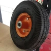 High glial 10.2cm inner diameter 3.50-4 small solid rubber wheel