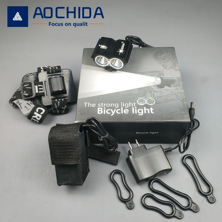High-grade aluminum alloy bicycle lights can be head-mounted lights