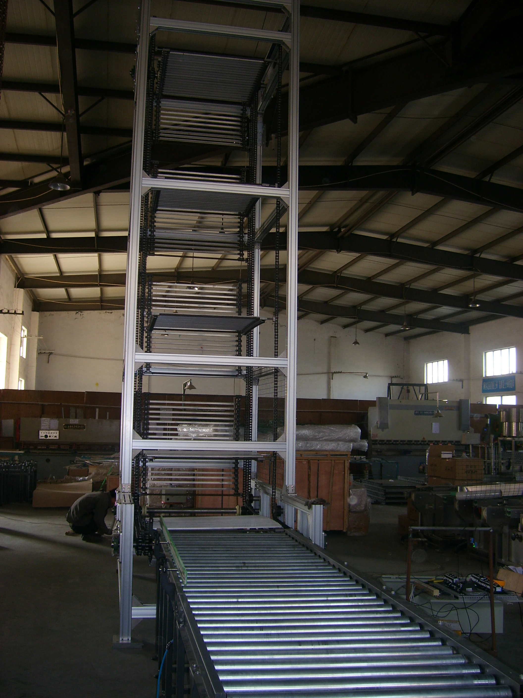 High Grade Aluminum Alloy Elevator Conveyor For Material Handling