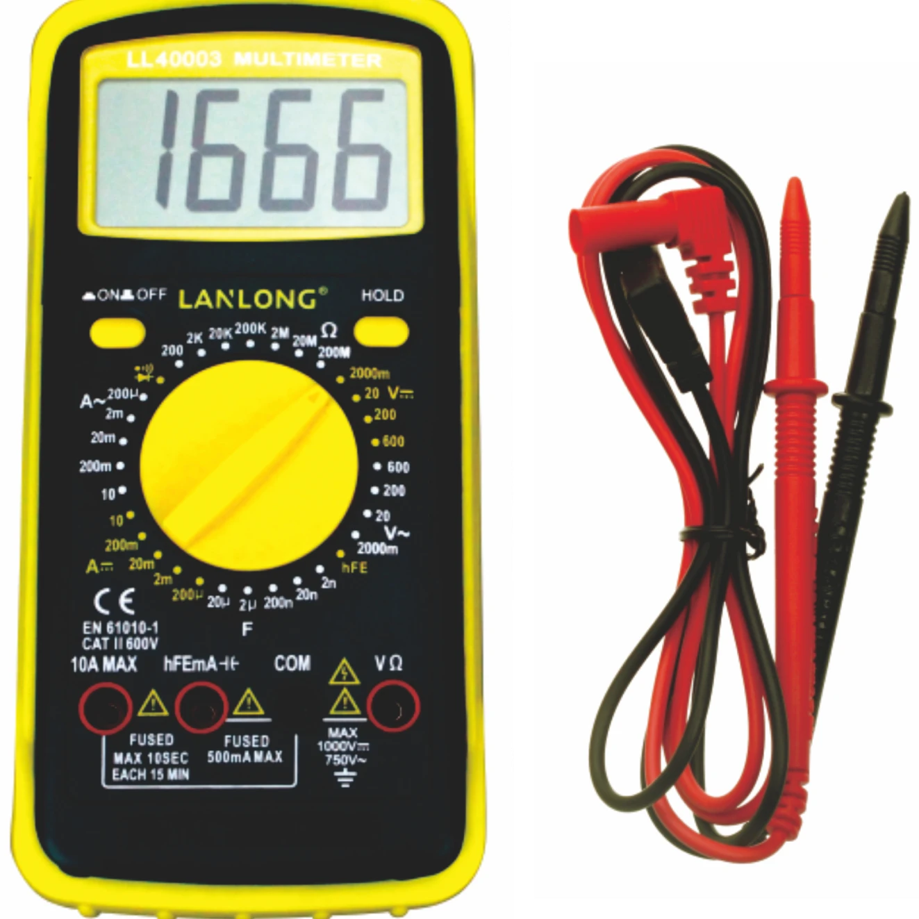 High-precision Digital Multimeter Anti-burning AC and DC current resistance  Voltage Current Meter
