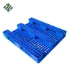 High quality 3 Skids Runners Single Faced Heavy Duty Pallet Steel Reinforced Rack Plastic hdpe pallet