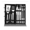 High quality aluminum case 10pcs stainless steel bbq tools set grill/bbq tools set