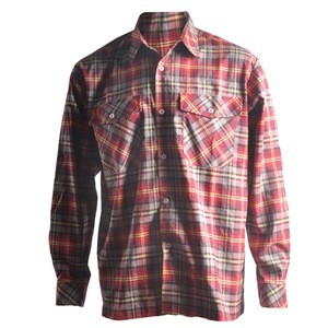 high quality cheap NFPA 2112 NFPA 70E anti flame fire print plaid shirt uniform clothing