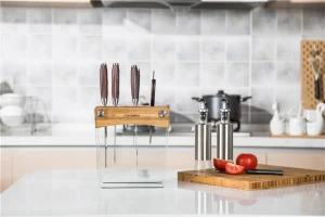 High quality easy Clean Universal Knife Holder Eco-friendly Kitchen Knife Storage Stand