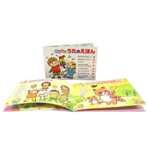 High quality eco-friendly cardboard child board book printing on demand