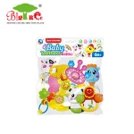 high quality educational plastic baby toy wrist rattle with EN71