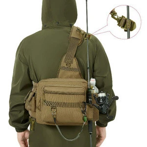 High Quality Fishing Tackle Backpack Fishing Bag with Rain Cover