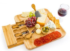 High quality hot sale Bamboo cheese cutting board for kitchen