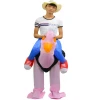 High Quality inflatable Costume  Giant Blow up Party Halloween Christmas Ostrich Cosplay Inflatable Mascot