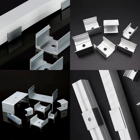 Buy High Quality Install Fixed Led Profile Aluminum Clip For Silicone ...