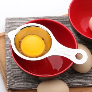 High Quality Kitchen Accessories Egg Seperator Yolk Separator, Hot Selling 304 Stainless Steel Egg Yolk And White Separator