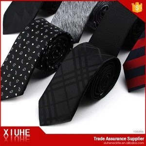 high quality men neckwear woven polyester necktie for custom wholesale