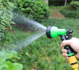 High quality Multifunctional garden watering water gun set / Household water pipe gun car wash brush / car spray water gun