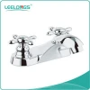 High quality new sink faucet dual handles ceramic cartridge basin faucet