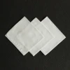 high quality soft cotton fabric white satin handkerchief wholesale