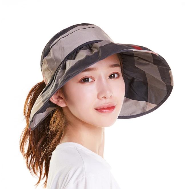 High quality Uv protection outdoor activities summer beach sun protection  visor hat