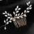 Import High-quality Wholesale Long Simple Leaf Crystal Bridal Simple Wedding Hair Accessories For Bridal from China