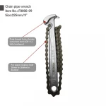 High Quality Widely Used Drop Forged Labor Saving Chain Pipe Tool Wrench Chain pipe wrench