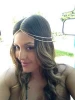 High quality woman hair head chain ,metal hair jewelry wholesale,Indian design head chain