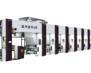 High-Speed 4 Color plastic film Rotogravure Printing Machine