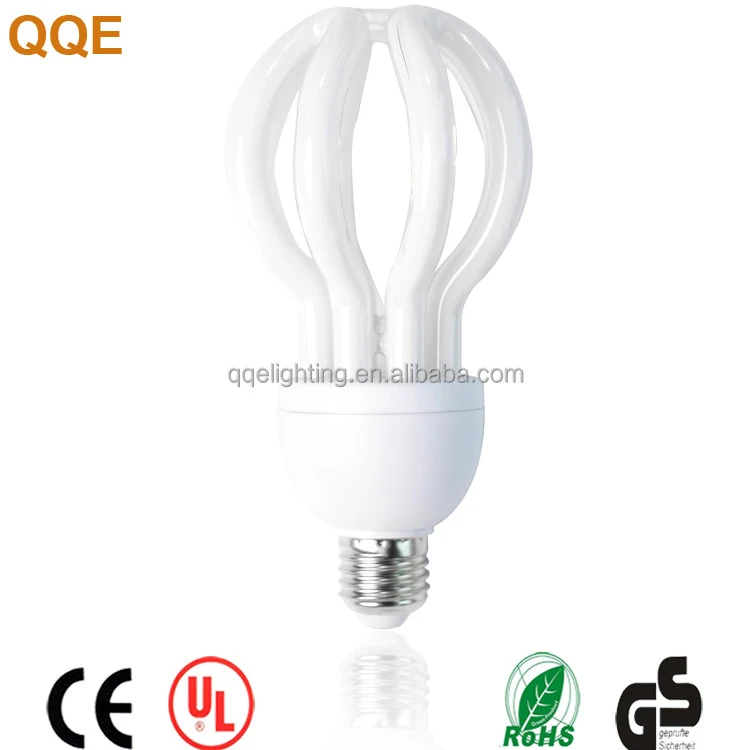 high wattage China supplier Lotus flower shape tube105w CFL fluorescent lamp energy saver bulb