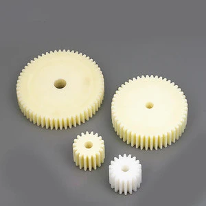 Highly wear-resistant and Corrosion Resistant PA6 nylon spur gears plastic for sale