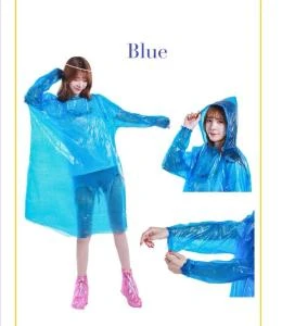 Hiking Camping disposable raincoat for adults