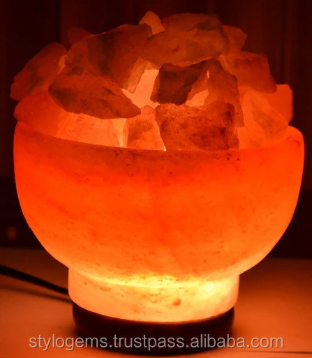 Himalayan fire bowl salt lamp