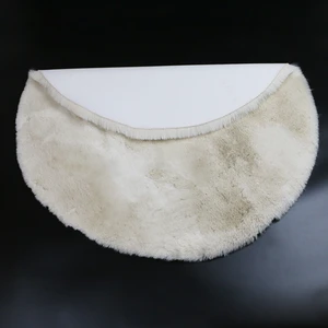 Home decor 100% polyester plain color rabbit  faux fur sofa covers