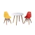 Import Home Furniture Colorful Plastic Black Dining Chairs PP Restaurant Chair with Beech Legs from China