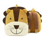 HONGXI ODM Custom Soft And Comfortable Girls Backpack Lion Cartoon Cute Kids Teenager Kindergarten School Bag Set For Preschool