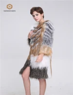 hot fashion style real fox fur coat for women  animal fur style fox coat with factory price