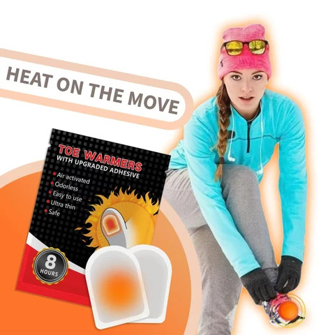 Hot Pack Disposable Feet Warmer Foot Toe Warmers With Adhesive Medical Winter Warm Hands Toe Warmers Instant Heat Pack For Women