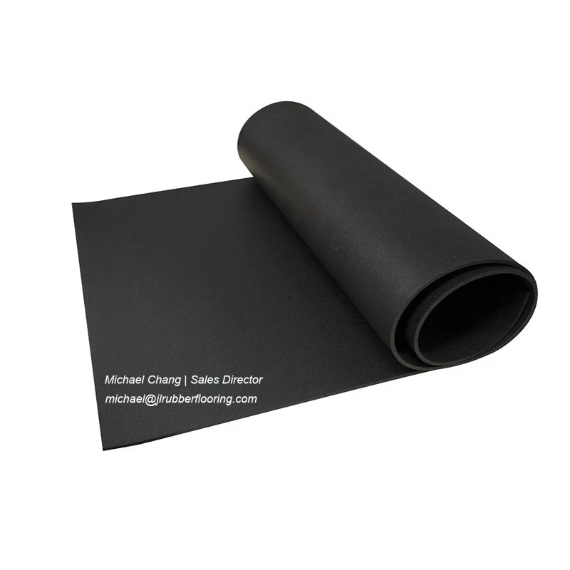 Hot sale 3 mm 4 mm EPDM rubber gym flooring roll