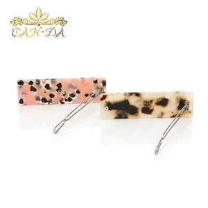 Hot sale cute hair accessories acetate acrylic candy colors hair pin hair stick for girls/kids
