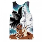 Hot Sale Dragon Ball Z Super Saiyan Sports Vest Men Digital Print Vest