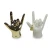 Import Hot sale hand shape ceramic gold trinket holder jewelry ring dish from China