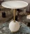 Import Hot Sale High Quality Cheap Price Natural Stone Top and Base Marble Dining Table for Living Room from China