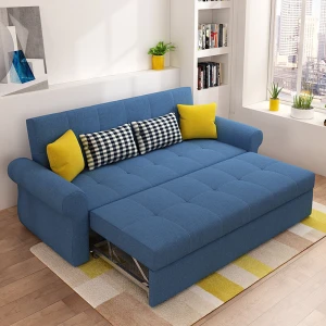 Hot sale home furniture simple multifunctional sofa with bed